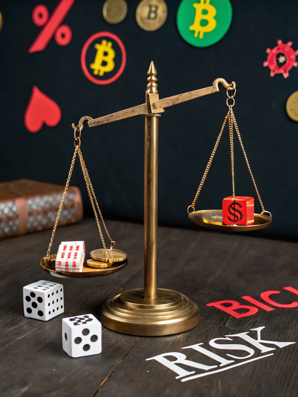 A visual representation of a risk-reward spectrum, showing different investment options and their associated risk levels in the UK market.